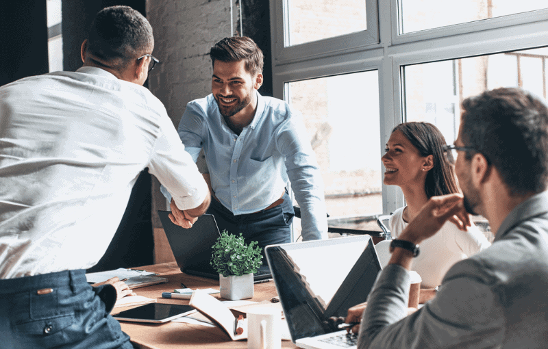 Group of office workers in a meeting Group of office workers in a meeting